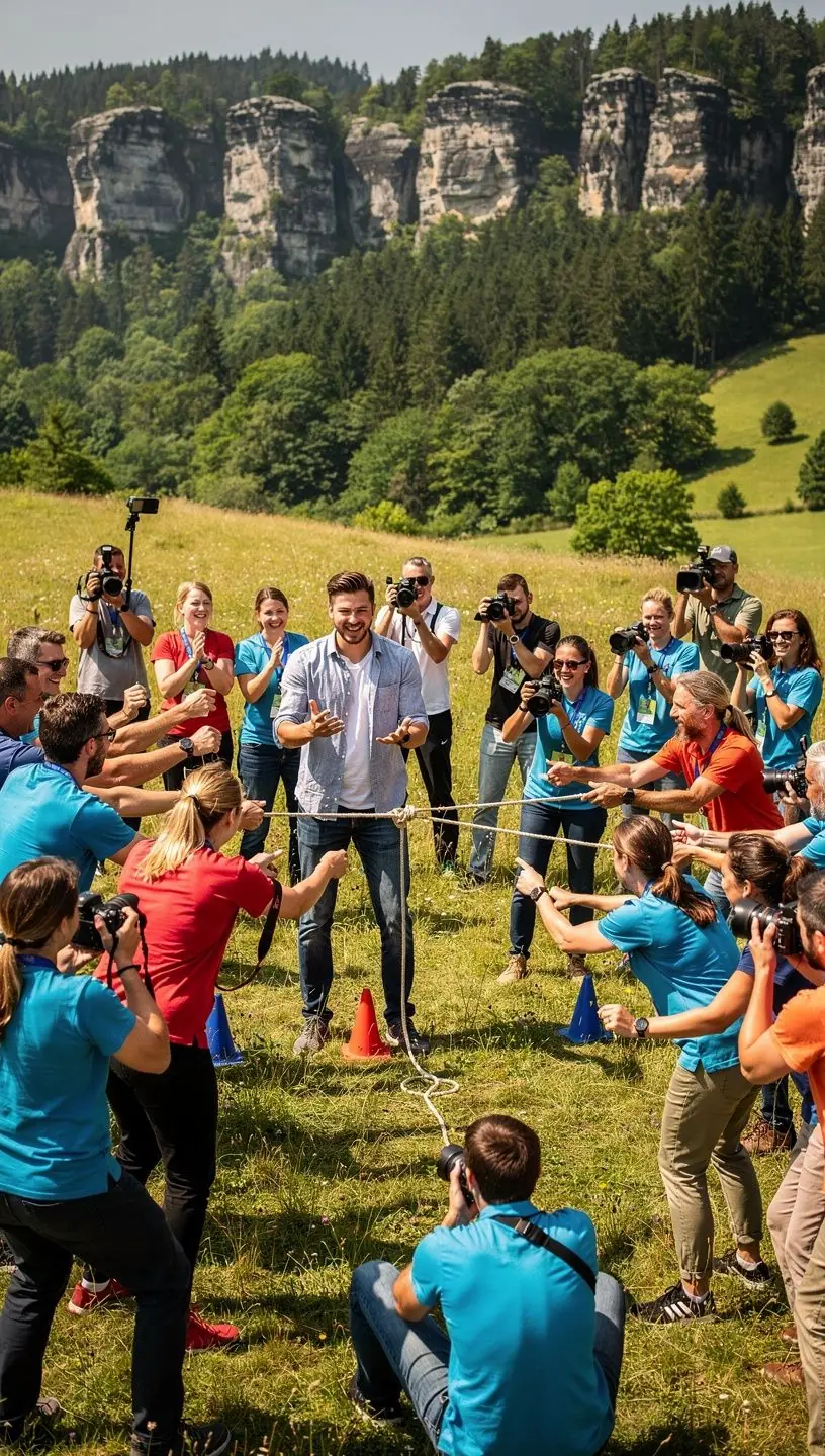 TГЅm profesionГЎlnГ­ch videoproducentЕЇ pracuje na firemnГ­m videu.